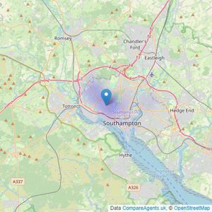 Aspire Estate Agents - Shirley listings heatmap