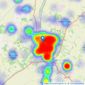 Aspire Homes - Wisbech listings heatmap