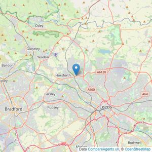 Aspire Properties - West Yorkshire listings heatmap