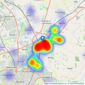 Aston & Co - Syston listings heatmap