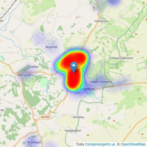 Atwell Martin - Calne listings heatmap