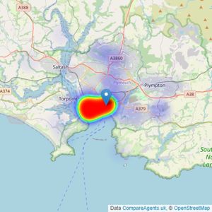 Atwell Martin - Plymouth listings heatmap