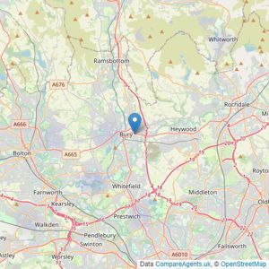 Auction Agent - Bury listings heatmap