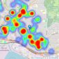 Austin & Wyatt - Shirley listings heatmap