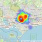 Austin & Wyatt - Upper Parkstone listings heatmap