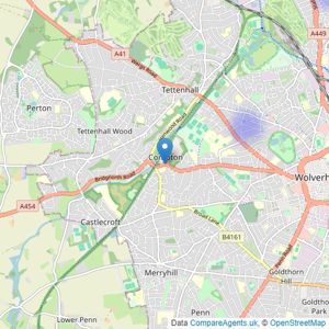 Austins Estate Agents - Wolverhampton listings heatmap