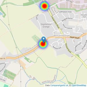 Avant Homes Central listings heatmap