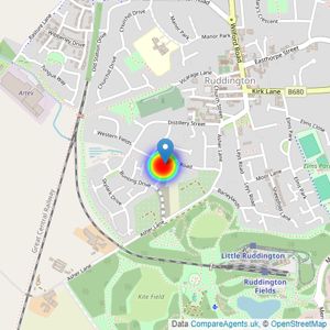 Avant Homes Midlands listings heatmap