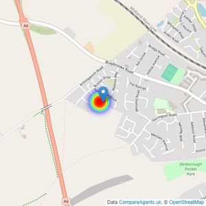 Avant Homes Midlands listings heatmap