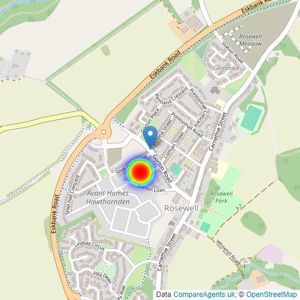 Avant Homes Scotland East listings heatmap