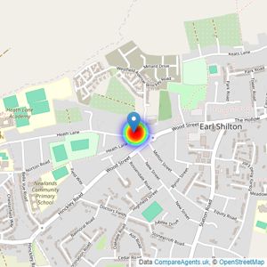 Avant Homes West Midlands listings heatmap