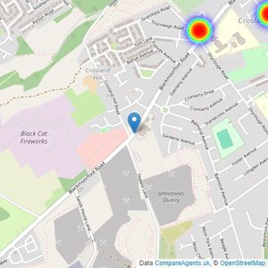 Avant Homes Yorkshire listings heatmap