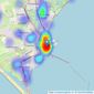 Avenue Sales & Lettings - Weymouth listings heatmap