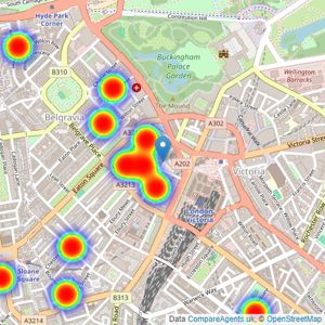 Ayrton Wylie - London listings heatmap