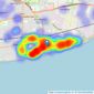 Bacon & Company - Worthing listings heatmap