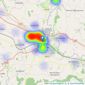 Bagshaws Residential - Uttoxeter listings heatmap