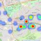 Bairstow Eves - Basildon listings heatmap