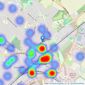 Bairstow Eves - Carlton listings heatmap