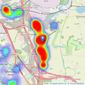 Bairstow Eves - Coleshill listings heatmap