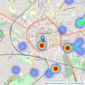 Bairstow Eves - Coventry listings heatmap