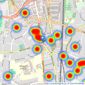 Bairstow Eves - Croydon South listings heatmap