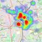 Bairstow Eves - Croydon listings heatmap