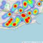 Bairstow Eves - Folkestone listings heatmap