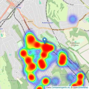 Bairstow Eves - Kenley listings heatmap