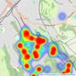 Bairstow Eves - Kenley listings heatmap