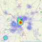 Bairstow Eves - Lincoln listings heatmap