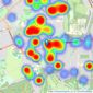 Bairstow Eves - Shirley listings heatmap