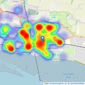 Bairstow Eves - Southend-on-Sea listings heatmap