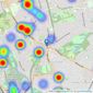 Bairstow Eves - Southgate listings heatmap