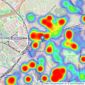 Bairstow Eves - Stratford listings heatmap