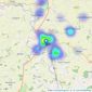 Bairstow Eves - Sudbury listings heatmap