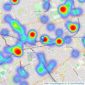 Bairstow Eves - Walthamstow listings heatmap