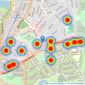 Bairstow Eves - Wanstead listings heatmap