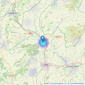 Balfours LLP - Ludlow listings heatmap