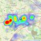 Balgores - Basildon listings heatmap