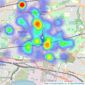 Balgores - Dagenham - Sales listings heatmap