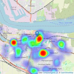 Balgores - Gravesend listings heatmap