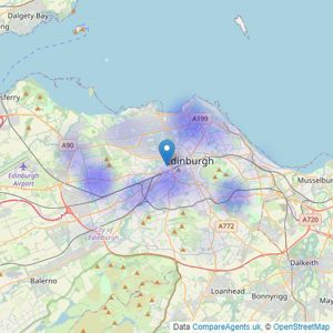 Ballantynes - Edinburgh listings heatmap