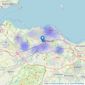 Ballantynes - Edinburgh listings heatmap