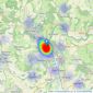 Ballards Estate Agents - Henley On Thames listings heatmap