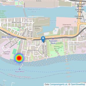 Ballymore Group listings heatmap