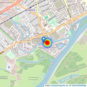 Ballymore Group listings heatmap