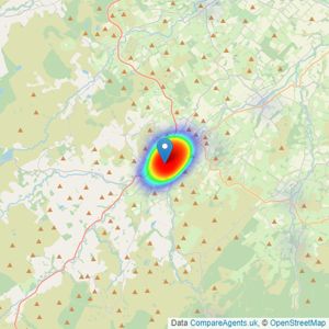 Bannerman Burke Properties - Hawick listings heatmap