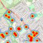 Barnard Marcus - Ewell listings heatmap