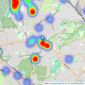 Barnard Marcus - Muswell Hill listings heatmap