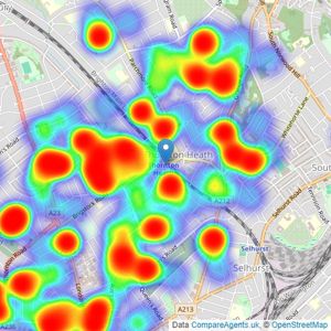 Barnard Marcus - Thornton Heath listings heatmap